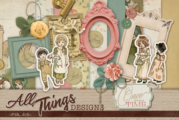 Download Once Upon a Time Digital Scrapbook Kit - Scrapbook Collection