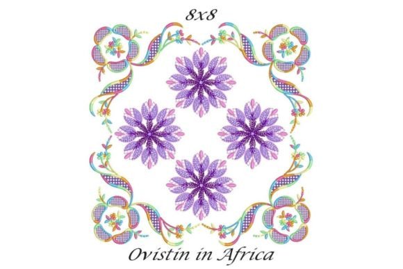 Download Stunning Floral Quilt Block 5 - Quilt Collection