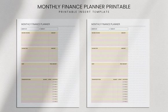 Download Monthly Finance Planner for Kdp Book - Monthly finance planner Collection