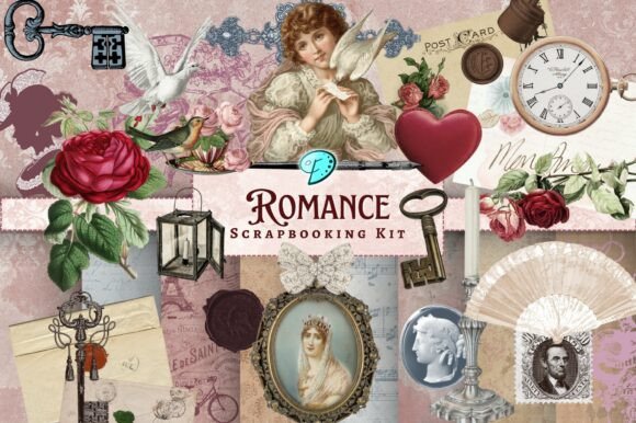 Download Romance Scrapbooking Kit - Scrapbook Collection