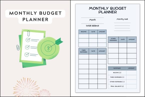 Download Printable Monthly Budget Planner - Month Collection