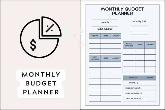 Download Monthly Budget Planner Printable - Month Collection