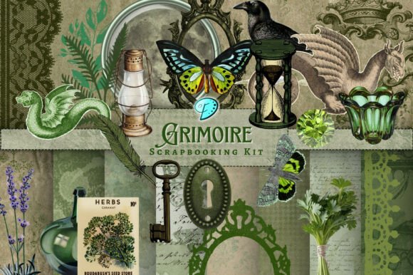 Download Grimoire Scrapbooking Kit - Scrapbook Collection