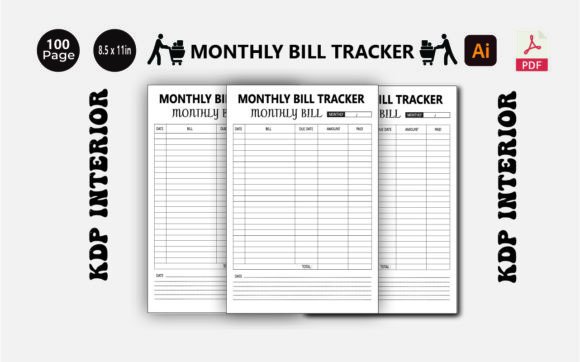 Download Monthly Bill Tracker List Book KDP Int - Month Collection