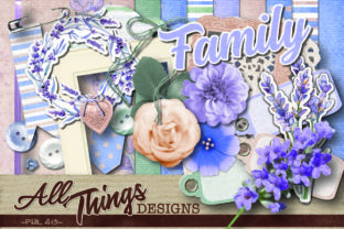 Download Lavender Digital Scrapbook Kit - Scrapbook Collection