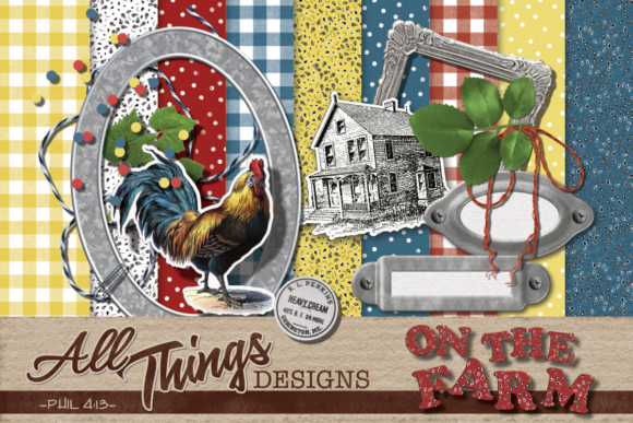 Download On the Farm Digital Scrapbook Kit - Scrapbook Collection
