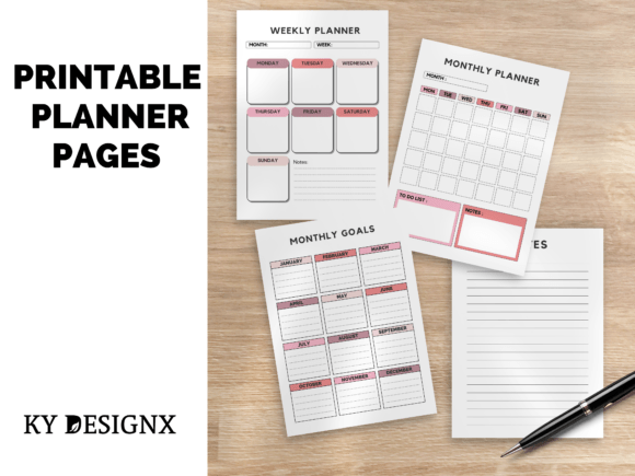 Download Printable Planner / Weekly Planner - Printable planner Collection