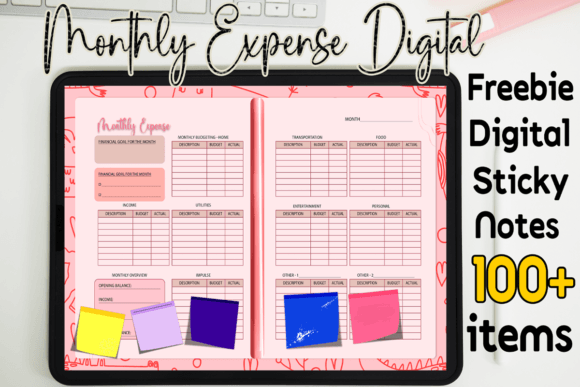 Download Digital Monthly Expense - Month Collection