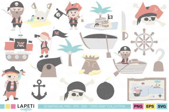 Download Pirate Scrapbook Printable Stickers - Scrapbook Collection
