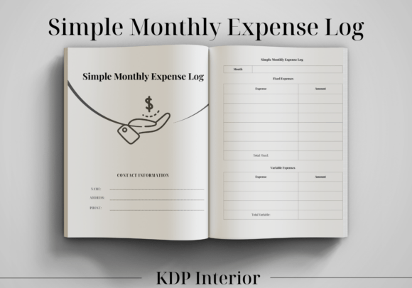 Download Simple Monthly Expense Log - Month Collection