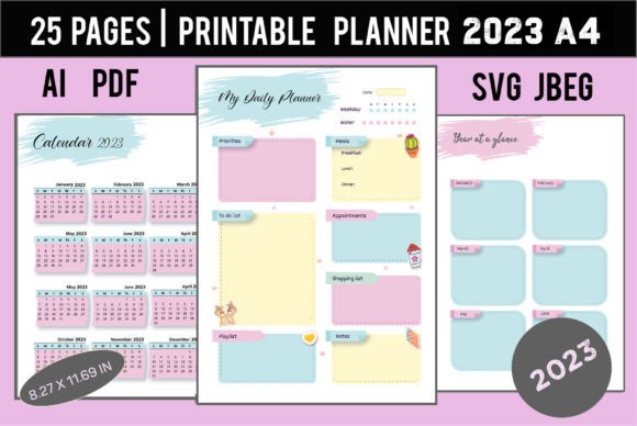 Download Printable Planner 2023 - Printable planner Collection