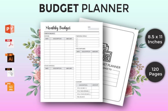 Download Monthly Budget Planner - Finance Planner - Month Collection